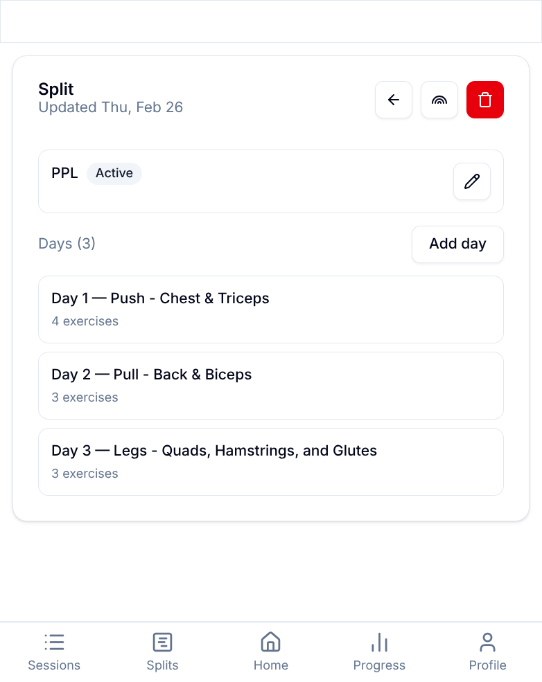 LogIt split overview